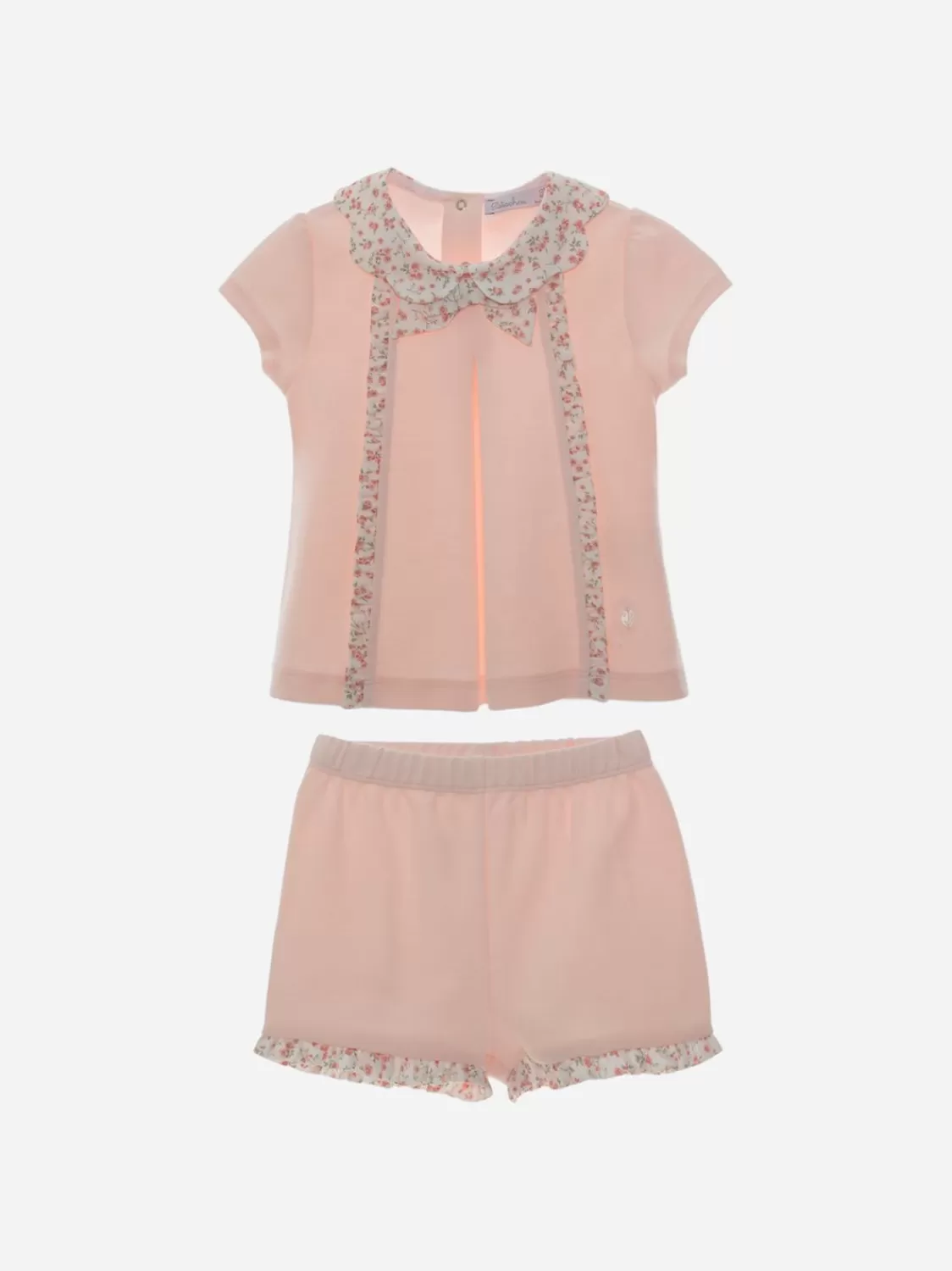Baby Patachou Liberty Print Meisjes Roze Set