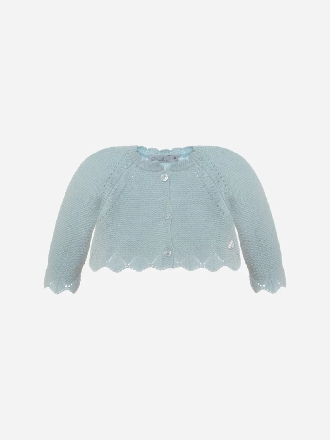 Baby Patachou Lichtblauw Gebreid Vest Voor Meisjes