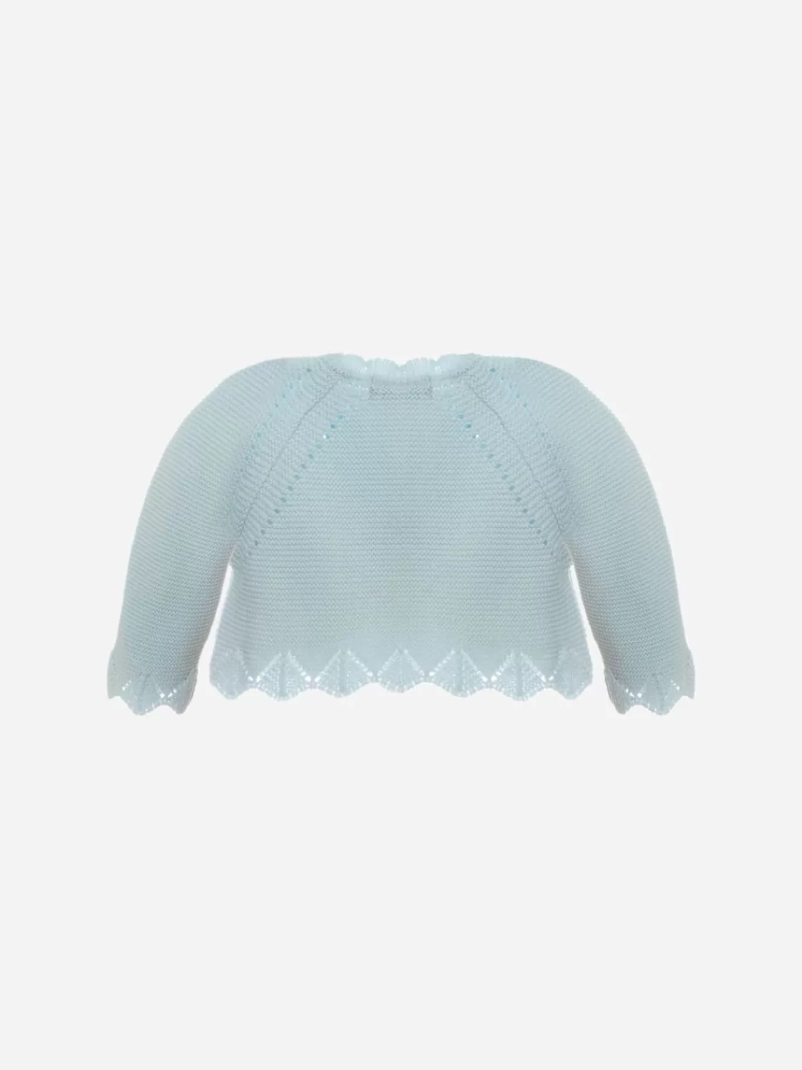 Baby Patachou Lichtblauw Gebreid Vest Voor Meisjes