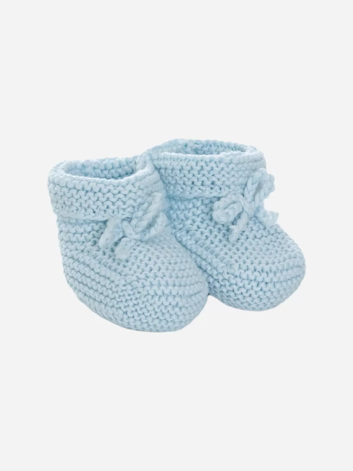 Baby Patachou Lichtblauwe Gebreide Laarsjes
