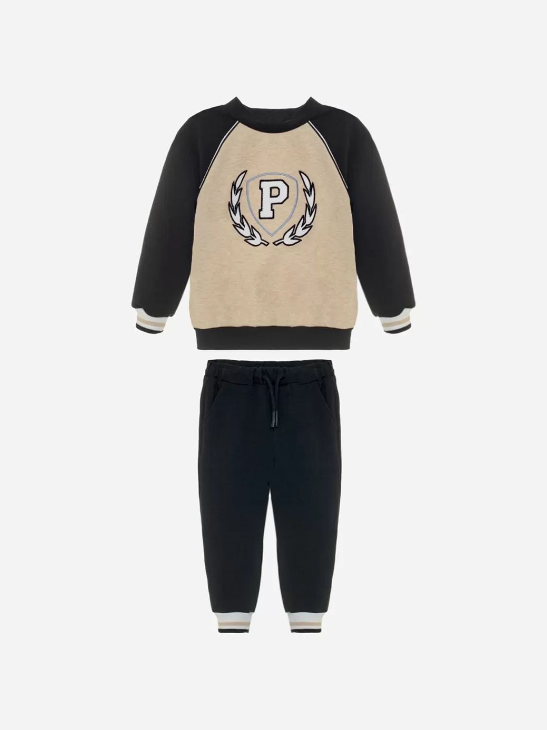 Baby Patachou Marine En Beige Set