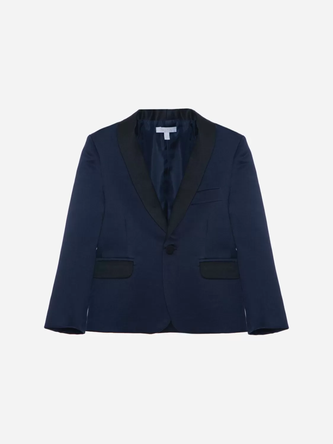 Jongen Patachou Marine Satijnen Blazer