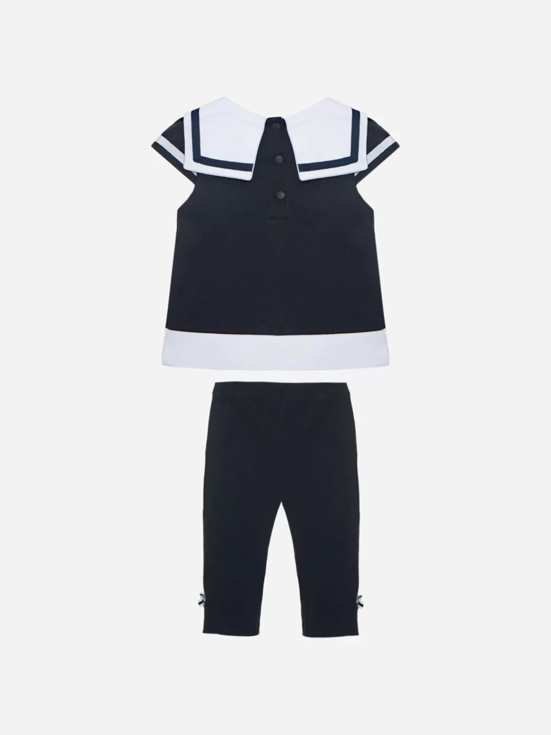 Baby Patachou Marine T-Shirt En Broek Set