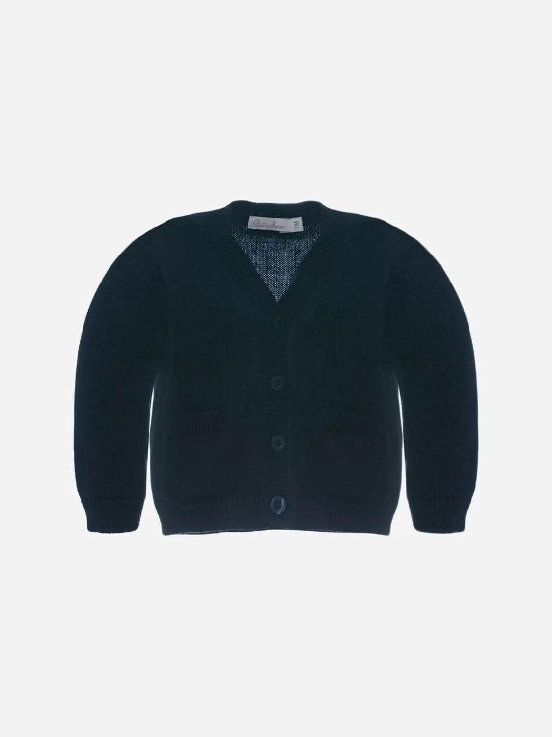 Baby Patachou Marineblauw Gebreid Vest Voor Jongens