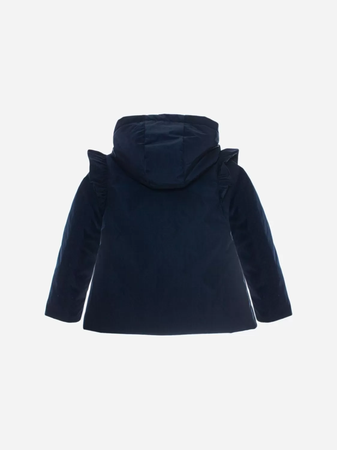 Baby Patachou Marineblauw Waterdicht Jack Met Capuchon