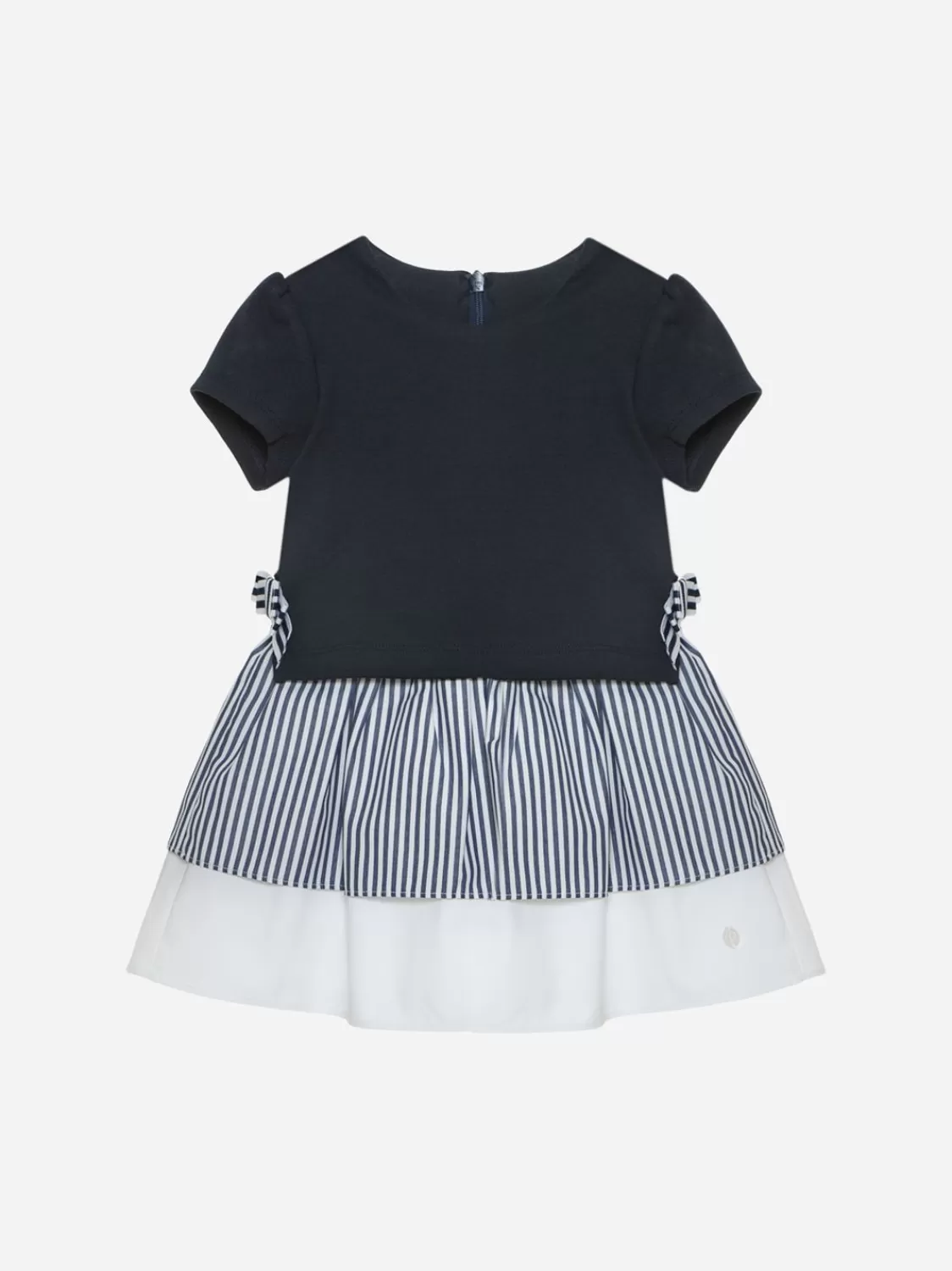 Baby Patachou Marineblauwe Interlockjurk