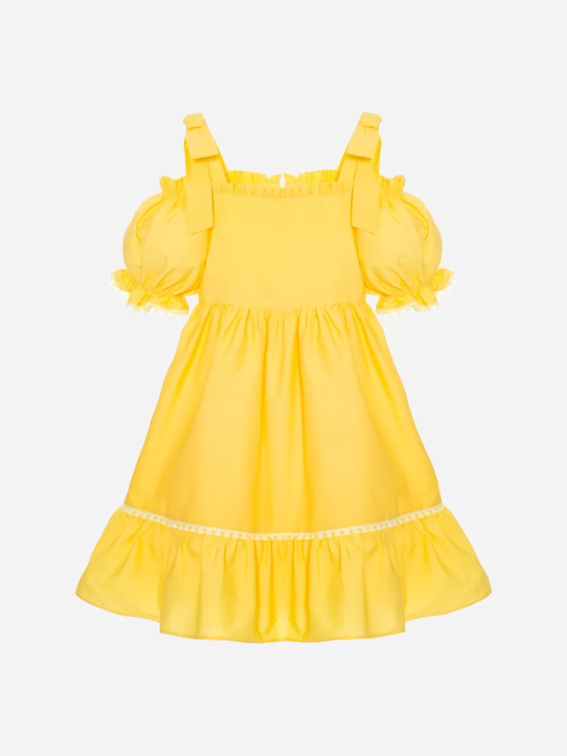 Meisje Patachou Meisjes Gele Strapless Jurk