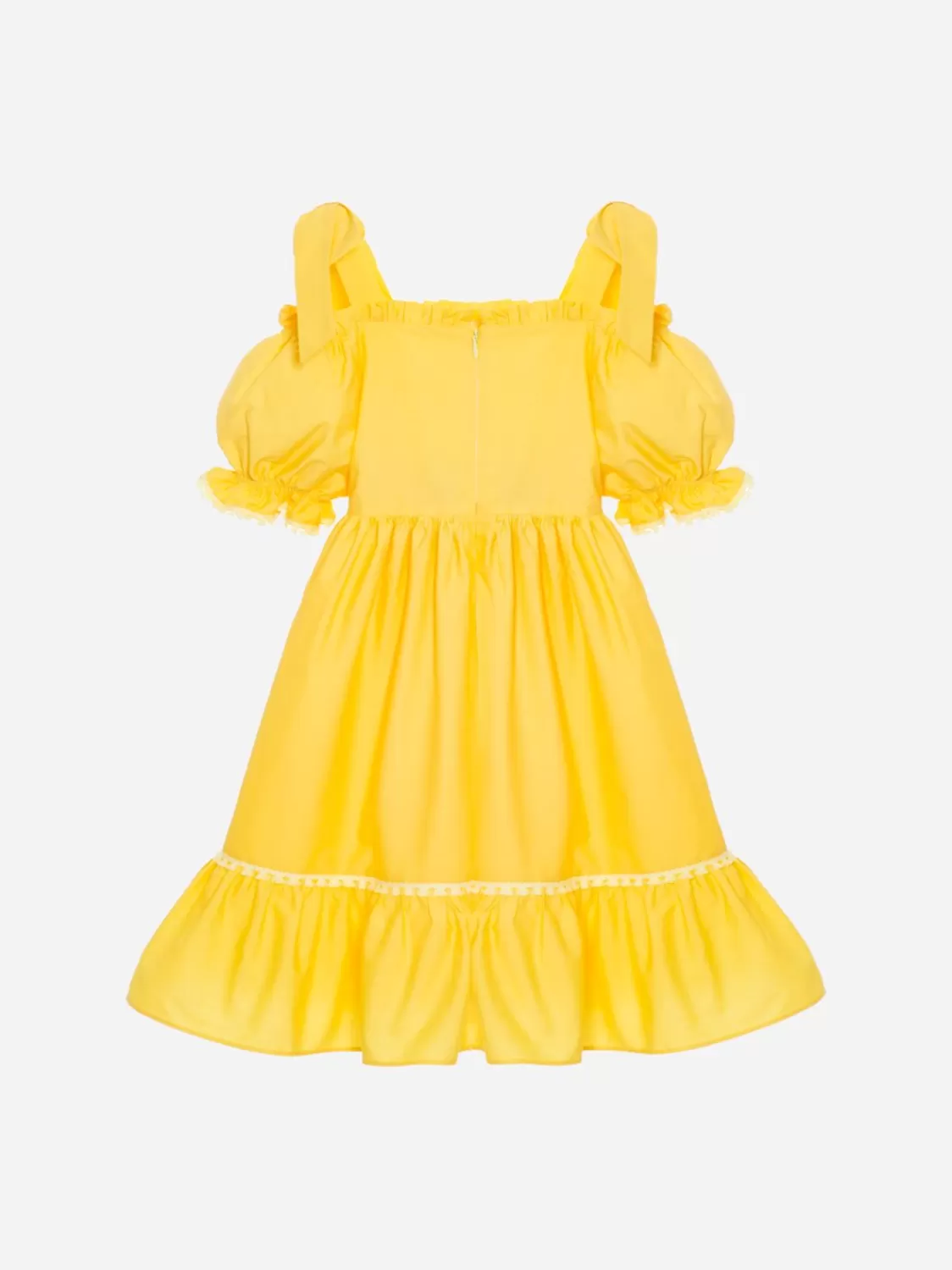 Meisje Patachou Meisjes Gele Strapless Jurk