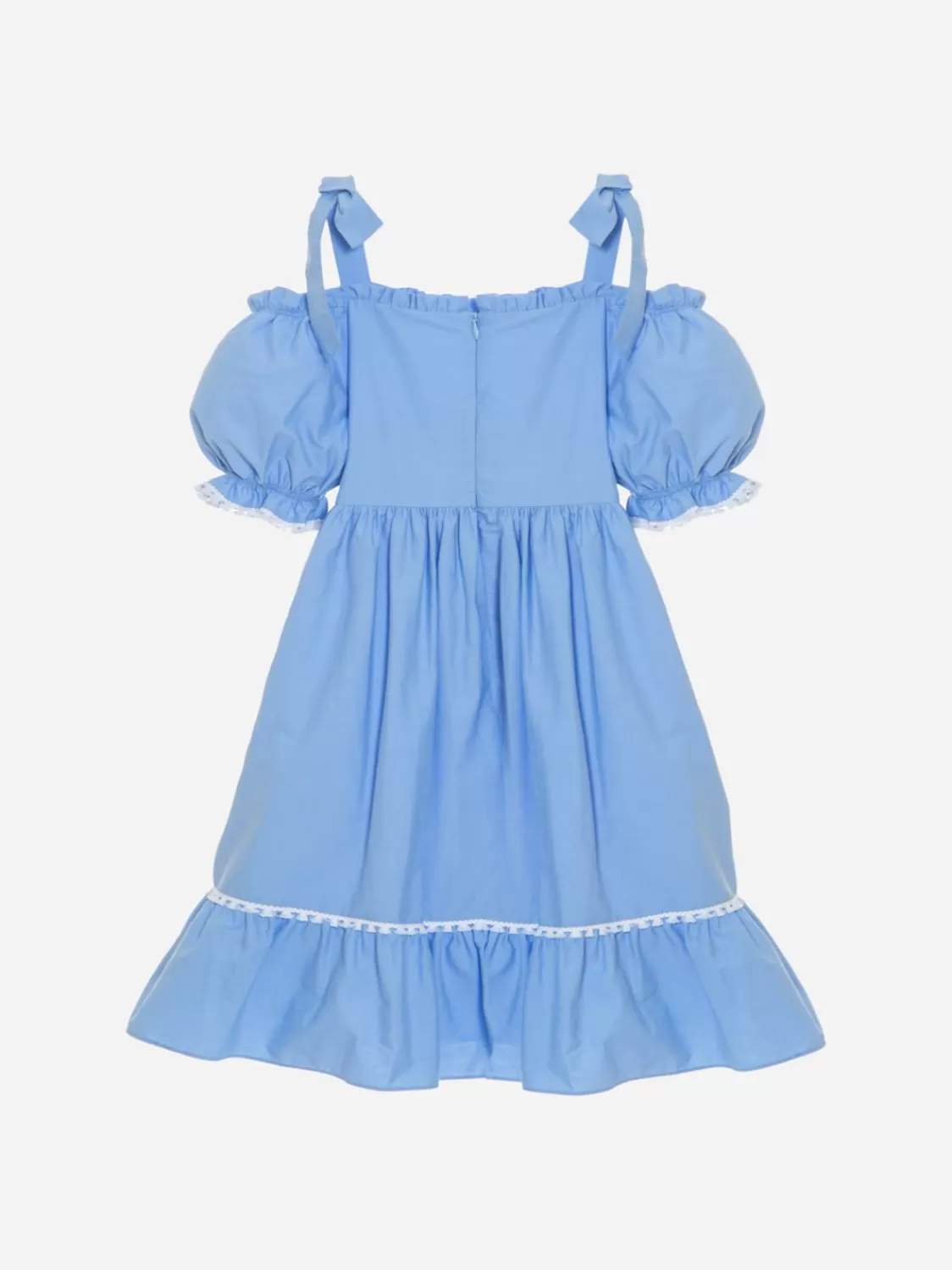 Meisje Patachou Meisjes Lichtblauwe Strapless Jurk