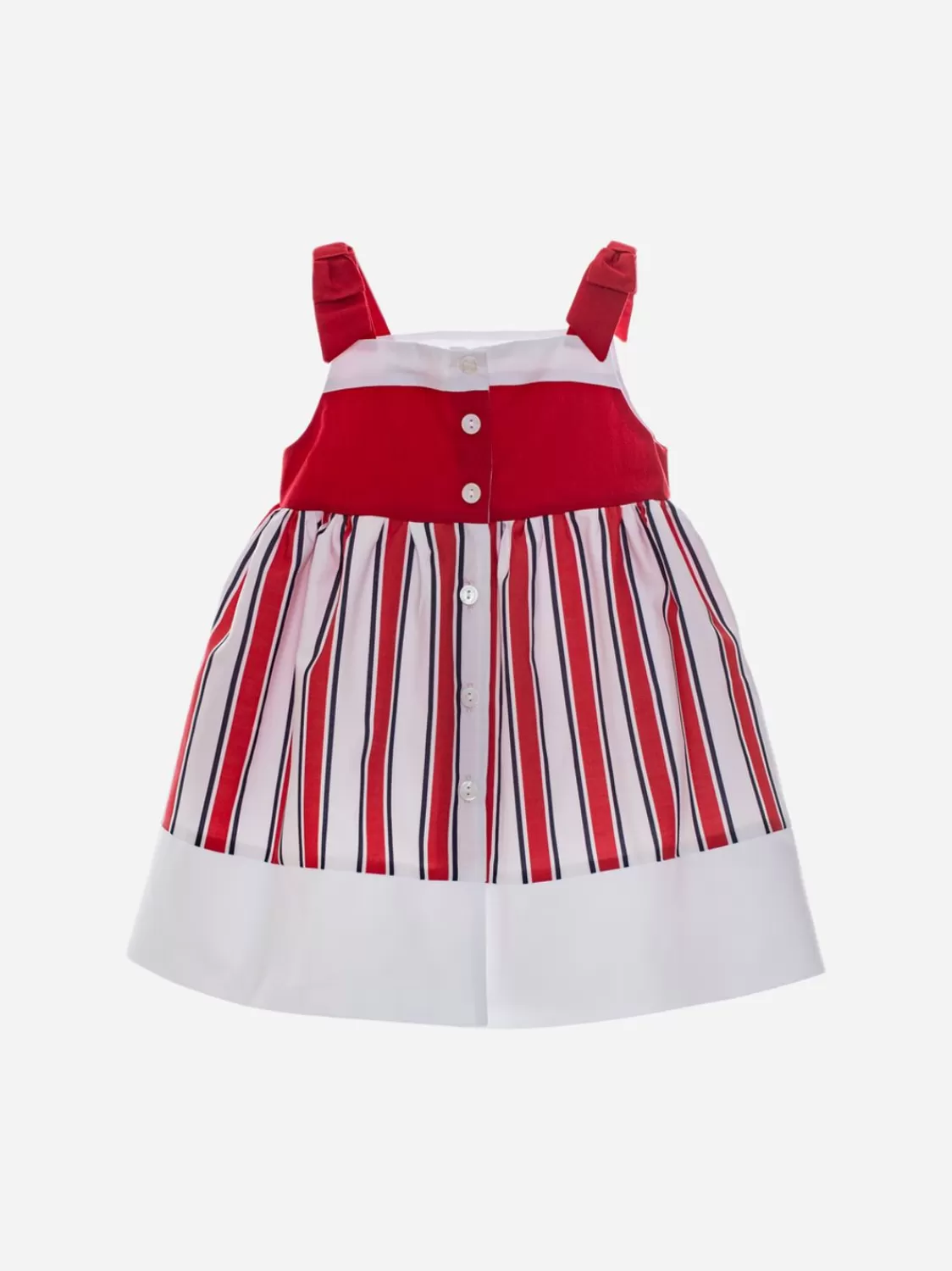 Baby Patachou Meisjes Rood Gestreepte Jurk