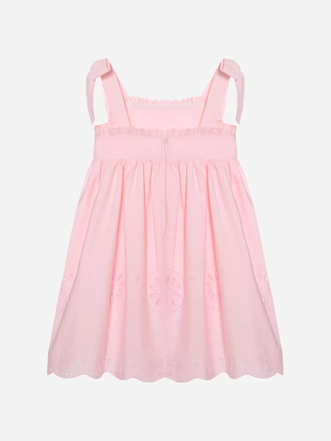 Meisje Patachou Meisjes Roze Geborduurde Jurk