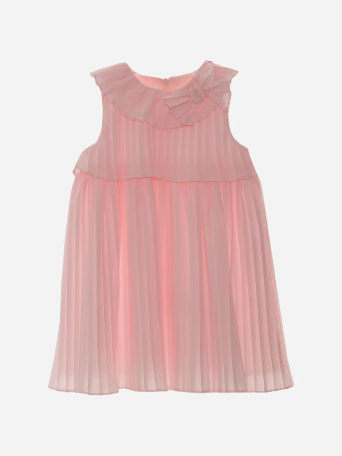 Baby Patachou Meisjes Roze Jurk Met Kant