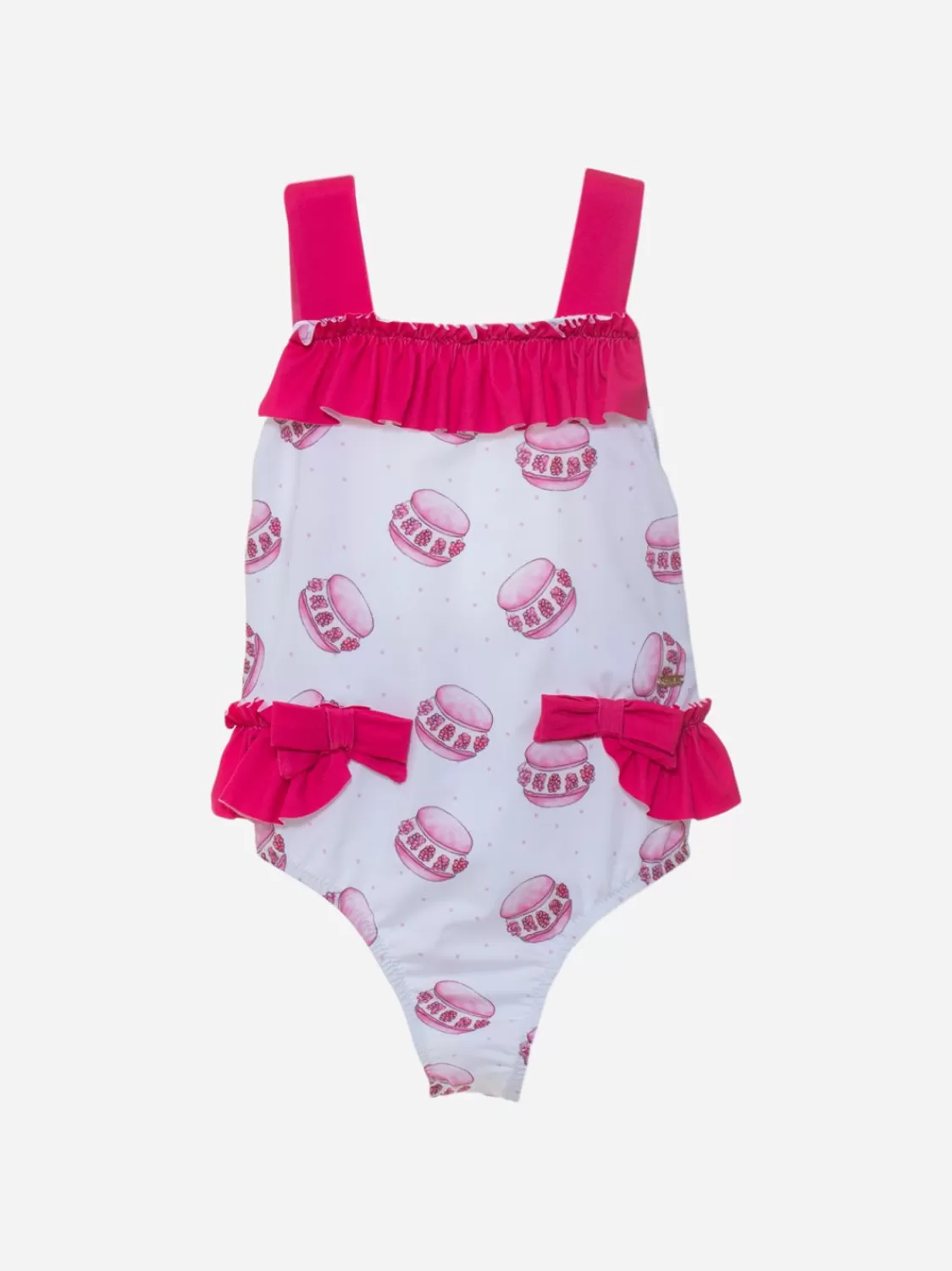Baby Patachou Meisjesbadpak Met Macarons-Print