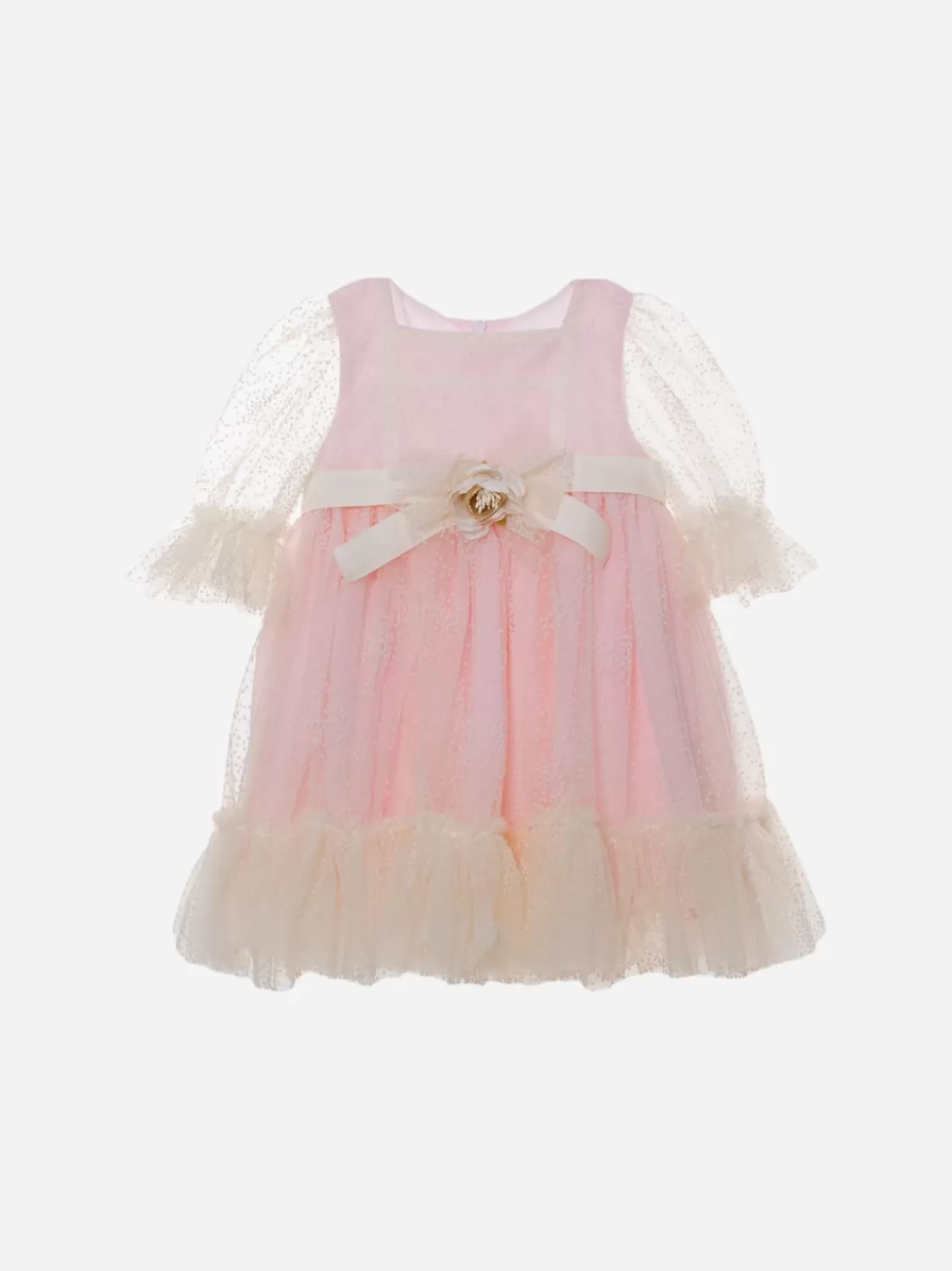 Baby Patachou Meisjesjurk In Roze Tule