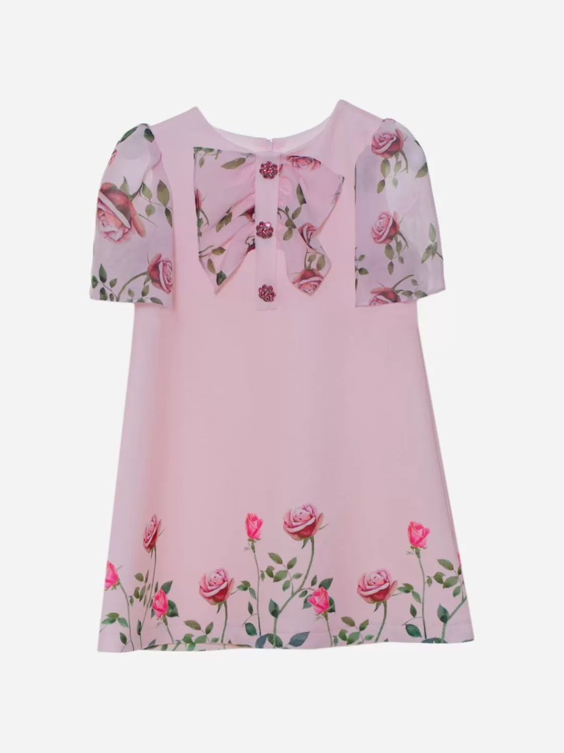 Meisje Patachou Meisjeskleding In Roze Met Bloemen
