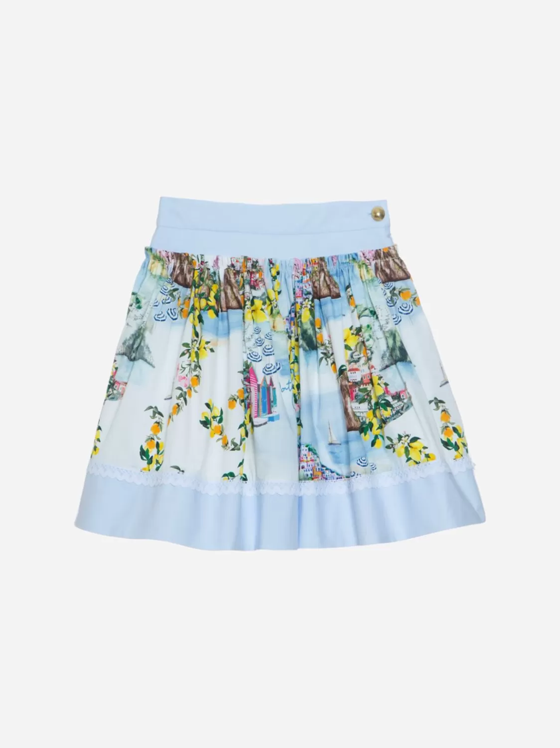 Meisje Patachou Meisjesrok Met Strandclubprint