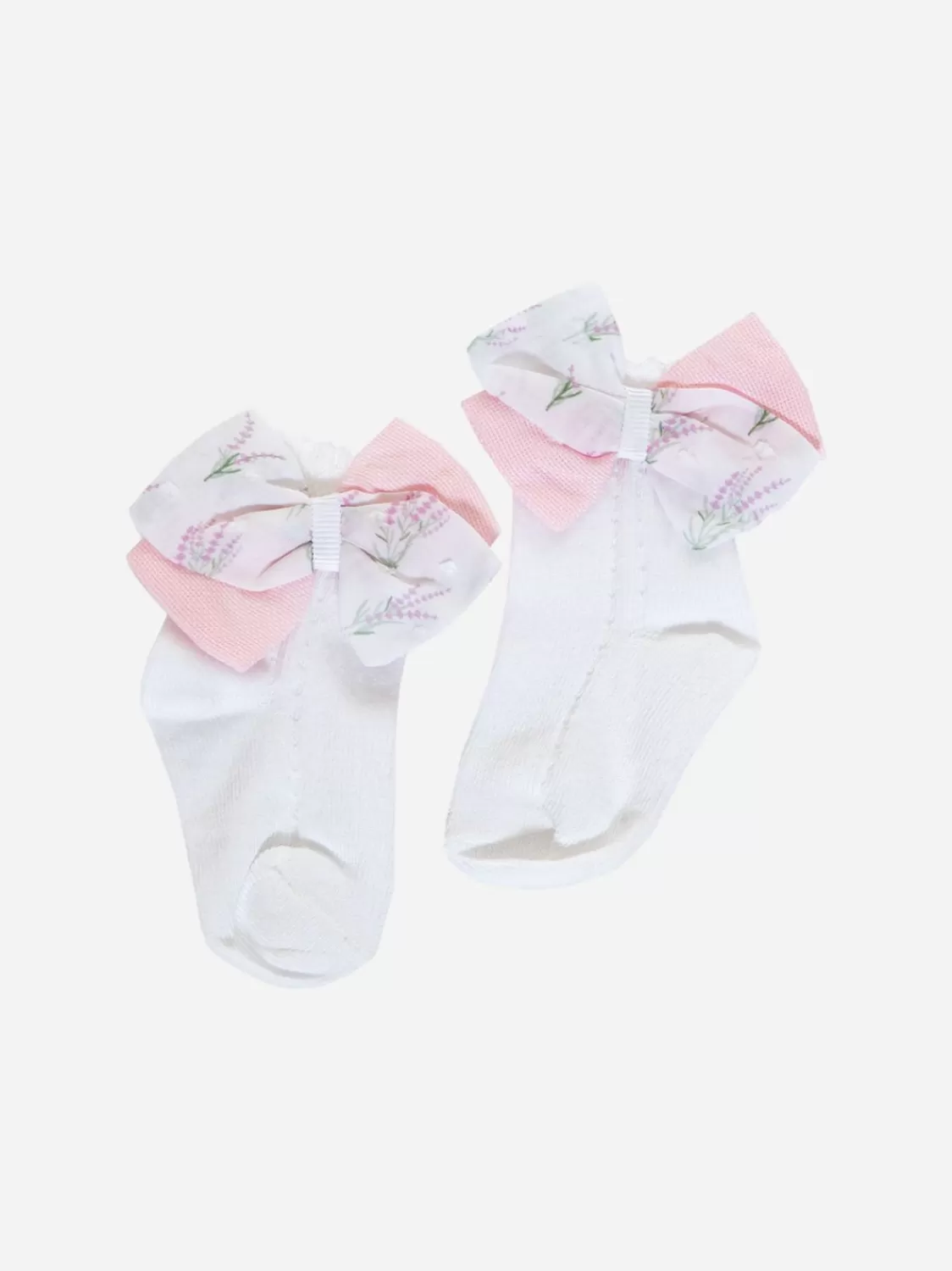 Baby Patachou Paarse Print Striksokken