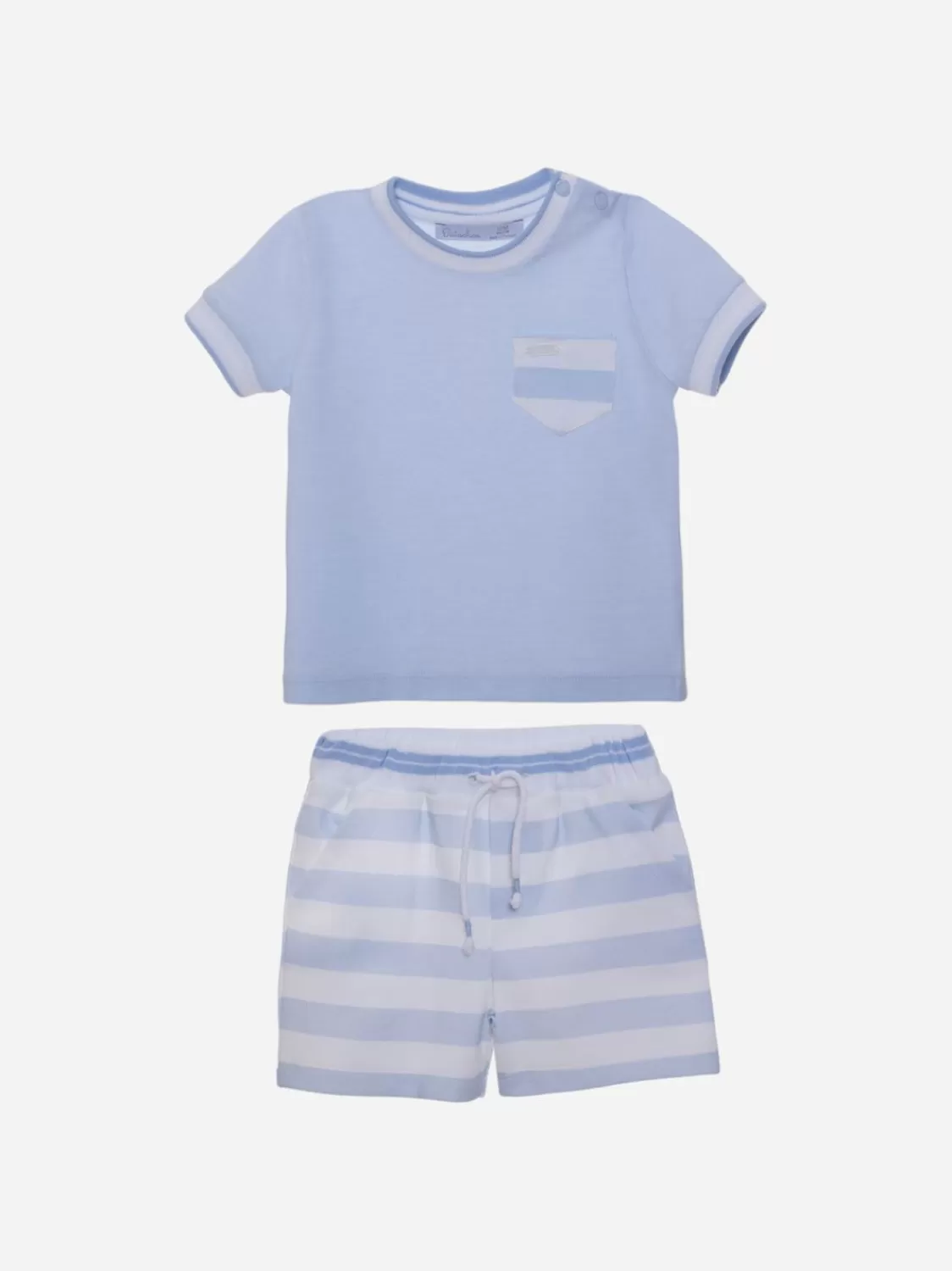 Baby Patachou Reeks Witte En Blauwe Strepen