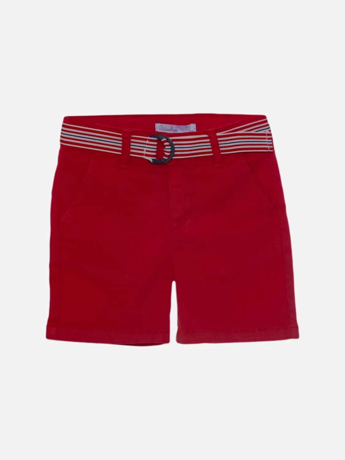 Baby Patachou Rode Korte Broek Met Riem