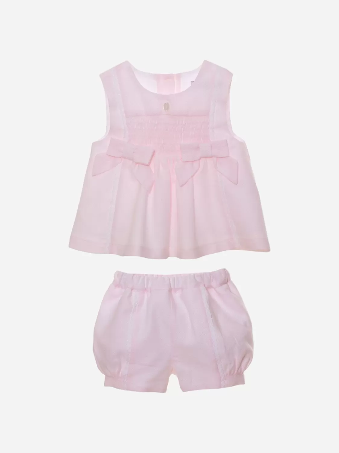 Baby Patachou Roze Babymeisje Set Met Bogen