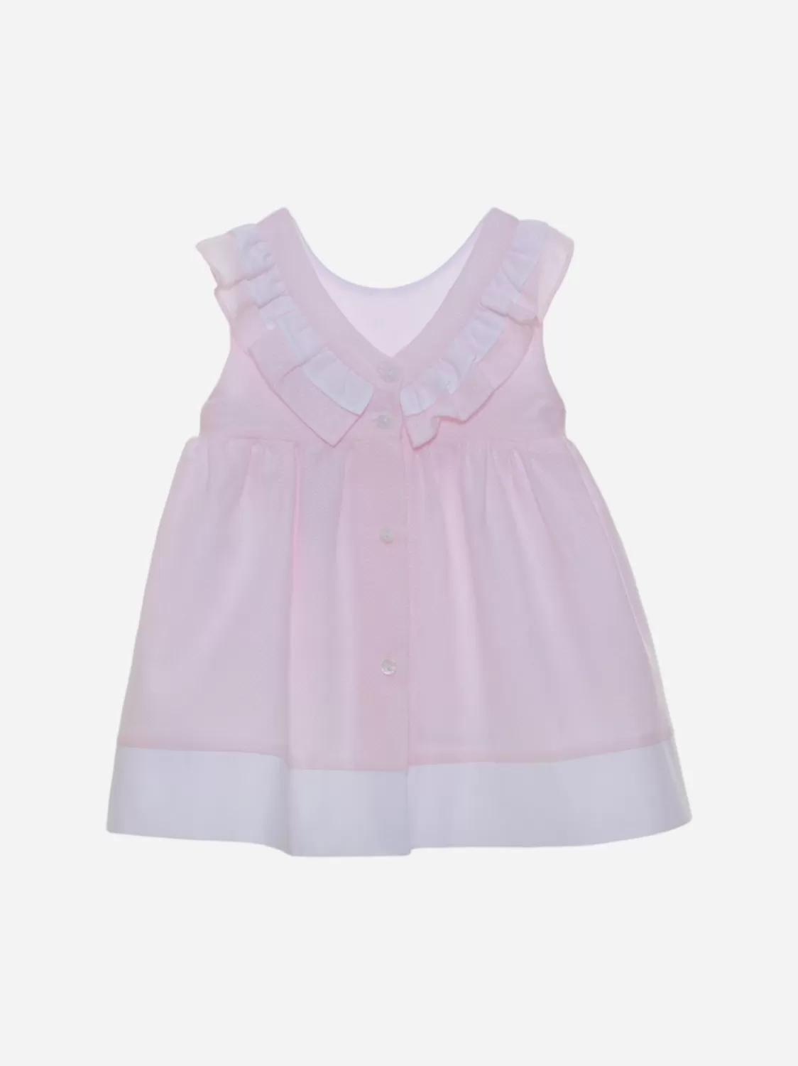 Baby Patachou Roze Babymeisjesjurk Met Kant