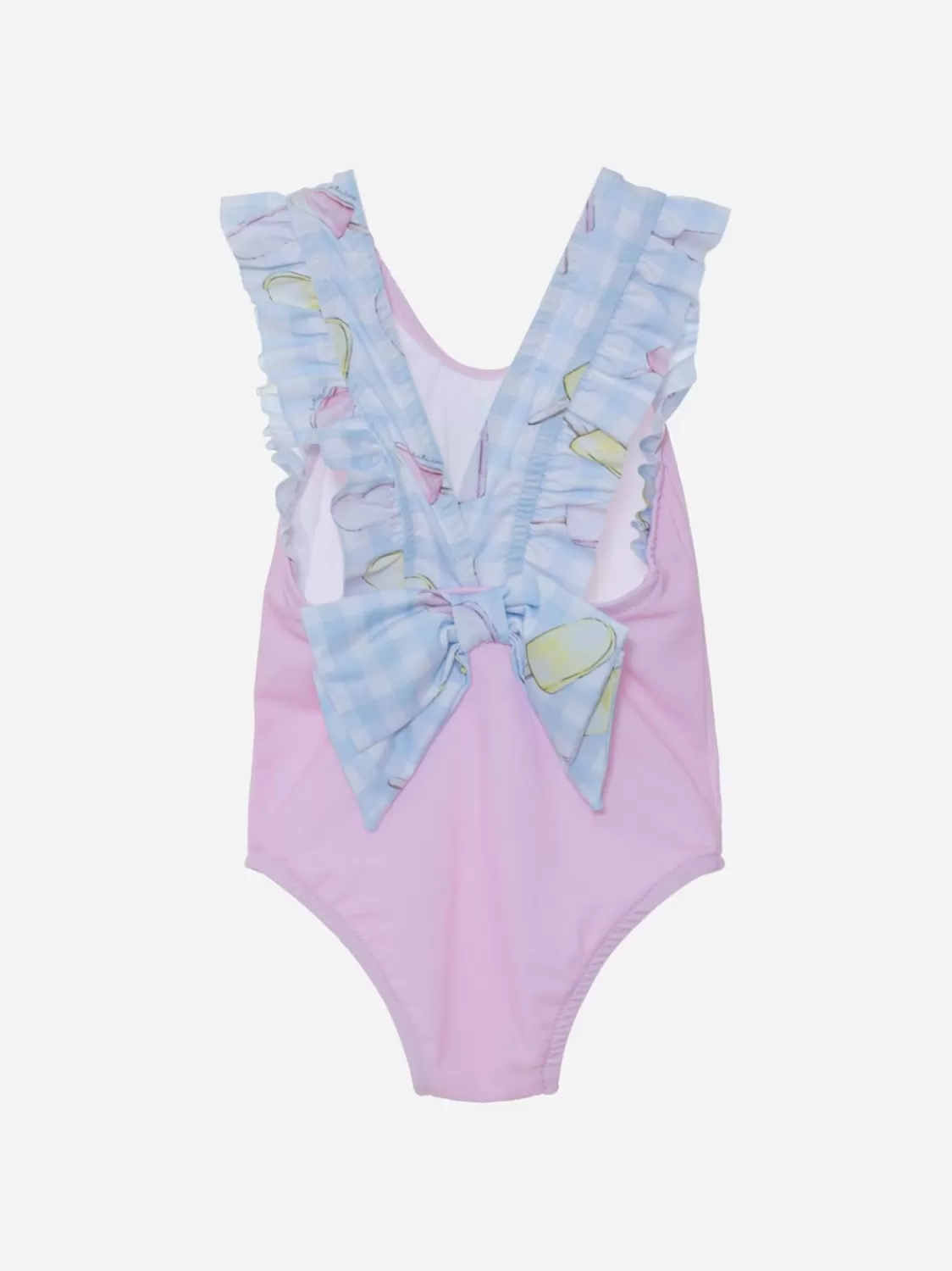 Baby Patachou Roze Badpak Met Nijlpaardprint