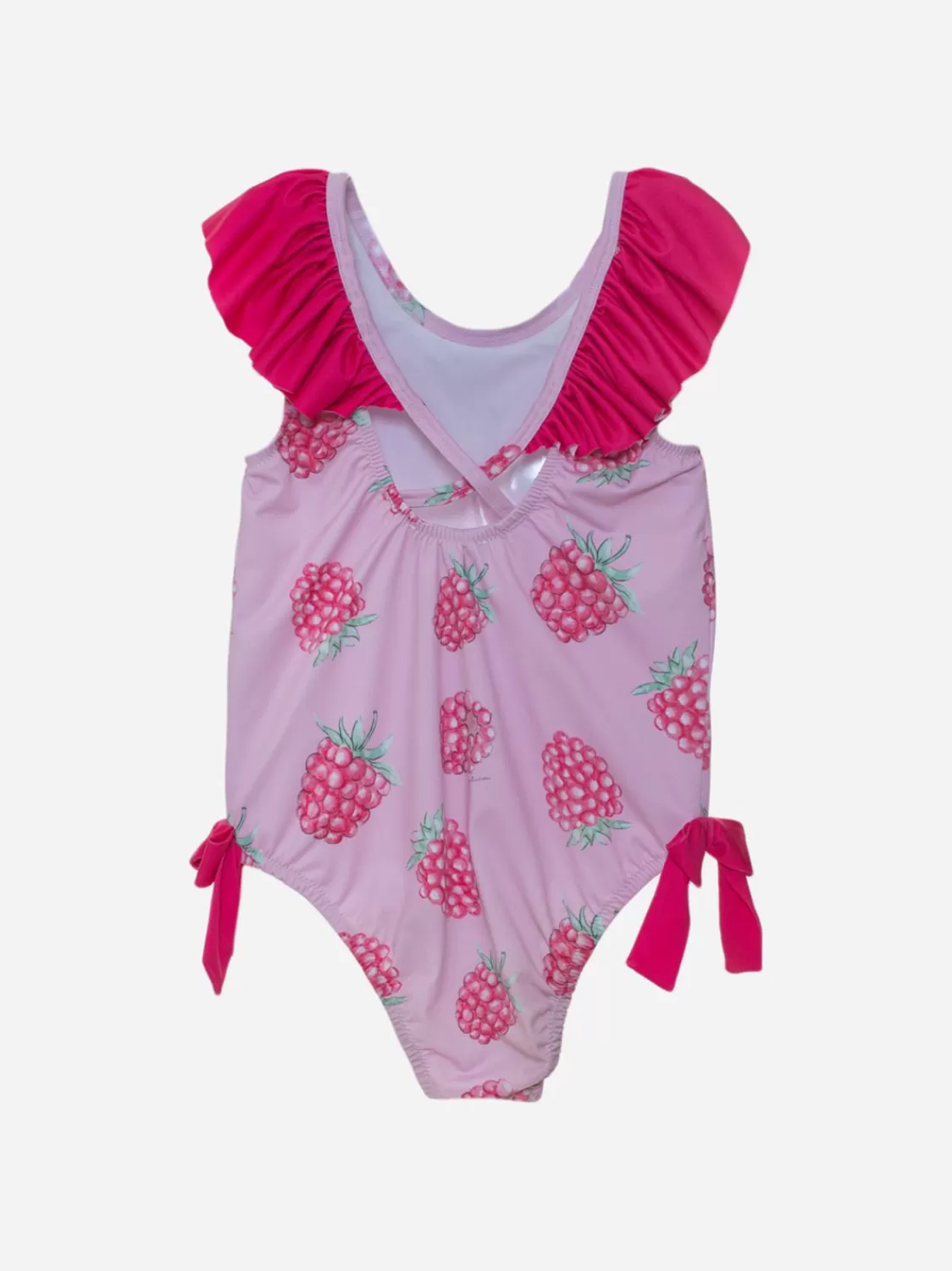 Baby Patachou Roze Badpak Voor Meisjes Met Frambozenprint