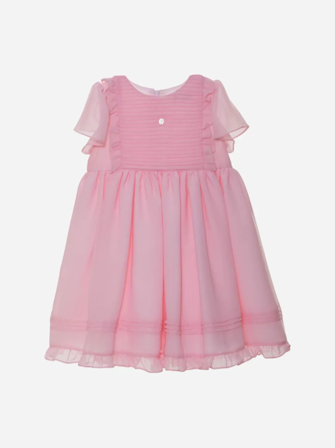 Baby Patachou Roze Chiffon Jurk