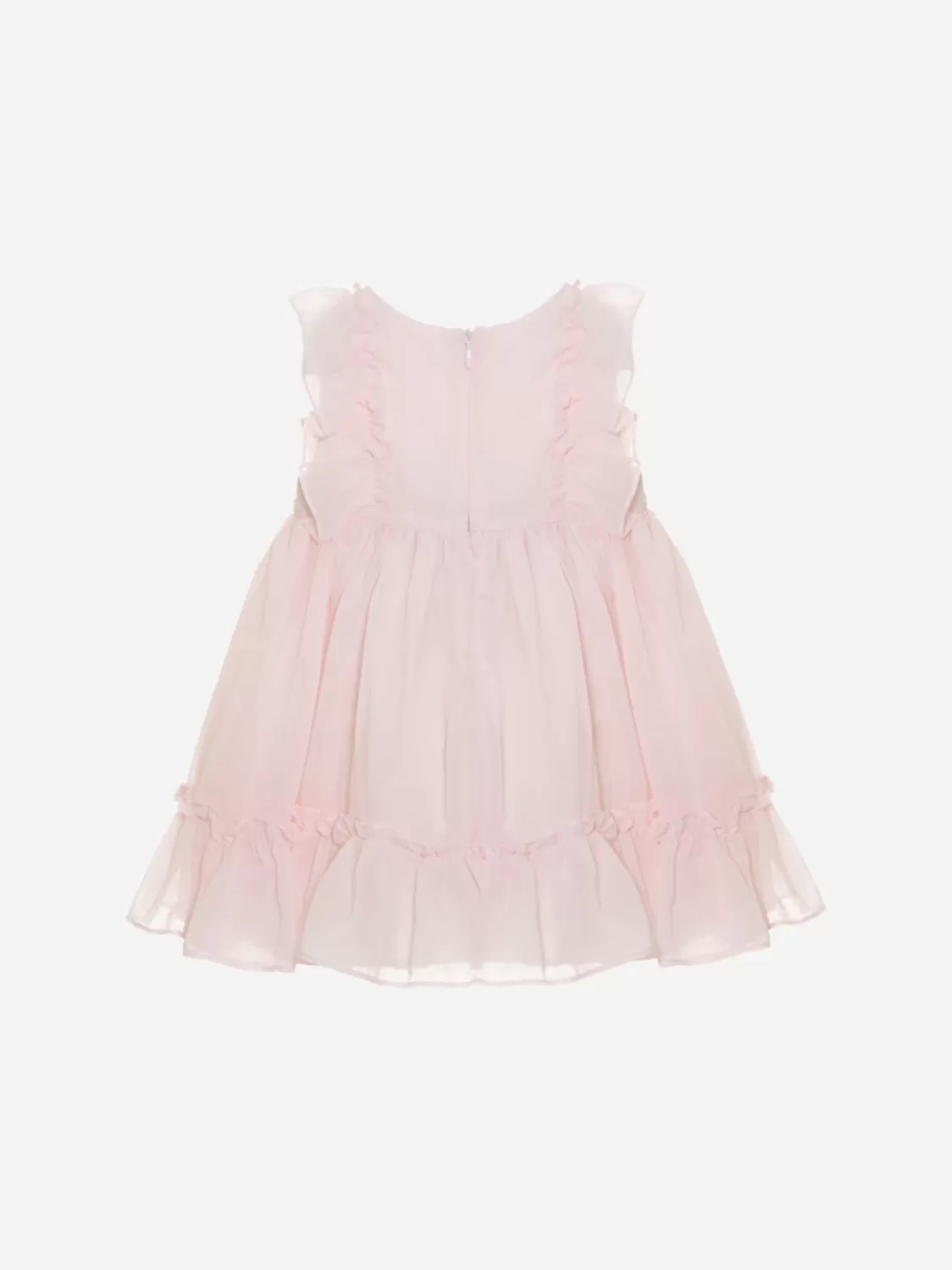 Baby Patachou Roze Chiffon Jurk