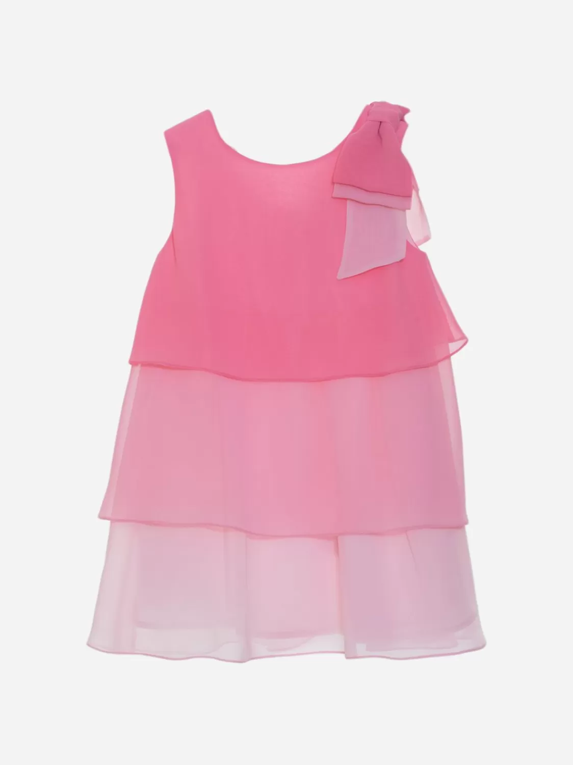 Meisje Patachou Roze Chiffon Meisjesjurk