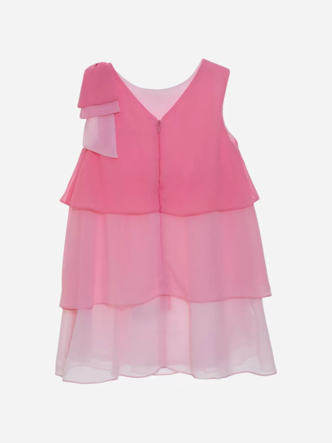 Meisje Patachou Roze Chiffon Meisjesjurk
