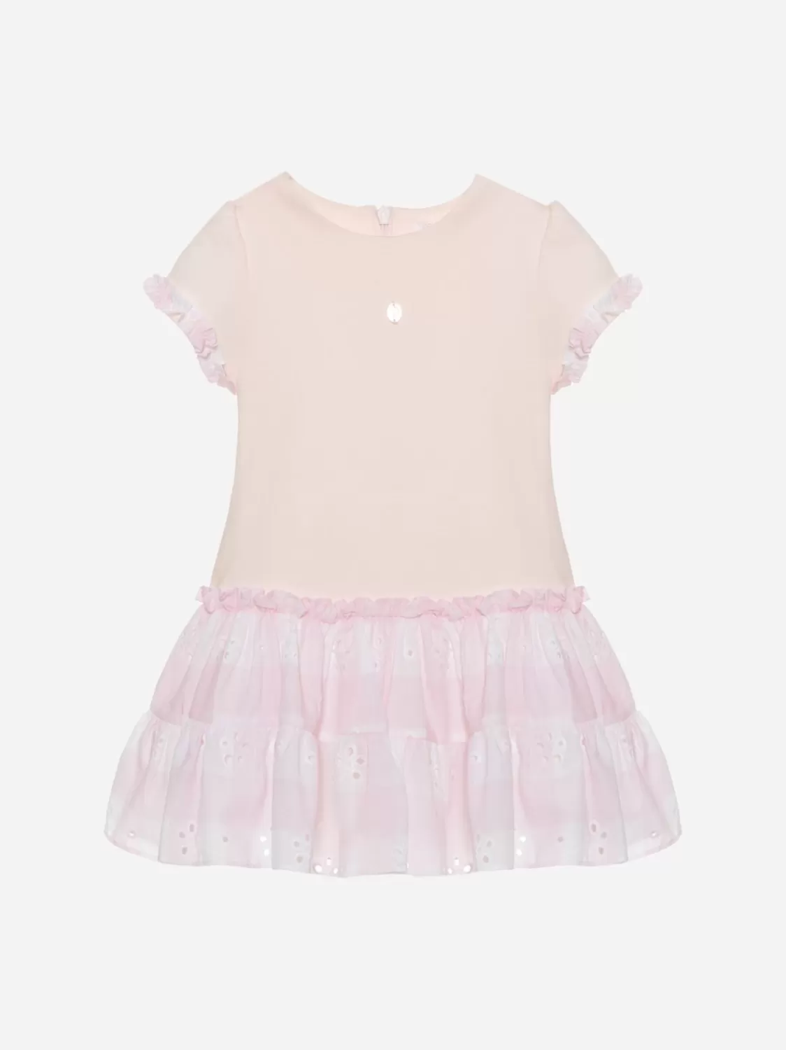 Baby Patachou Roze En Geruite Jurk