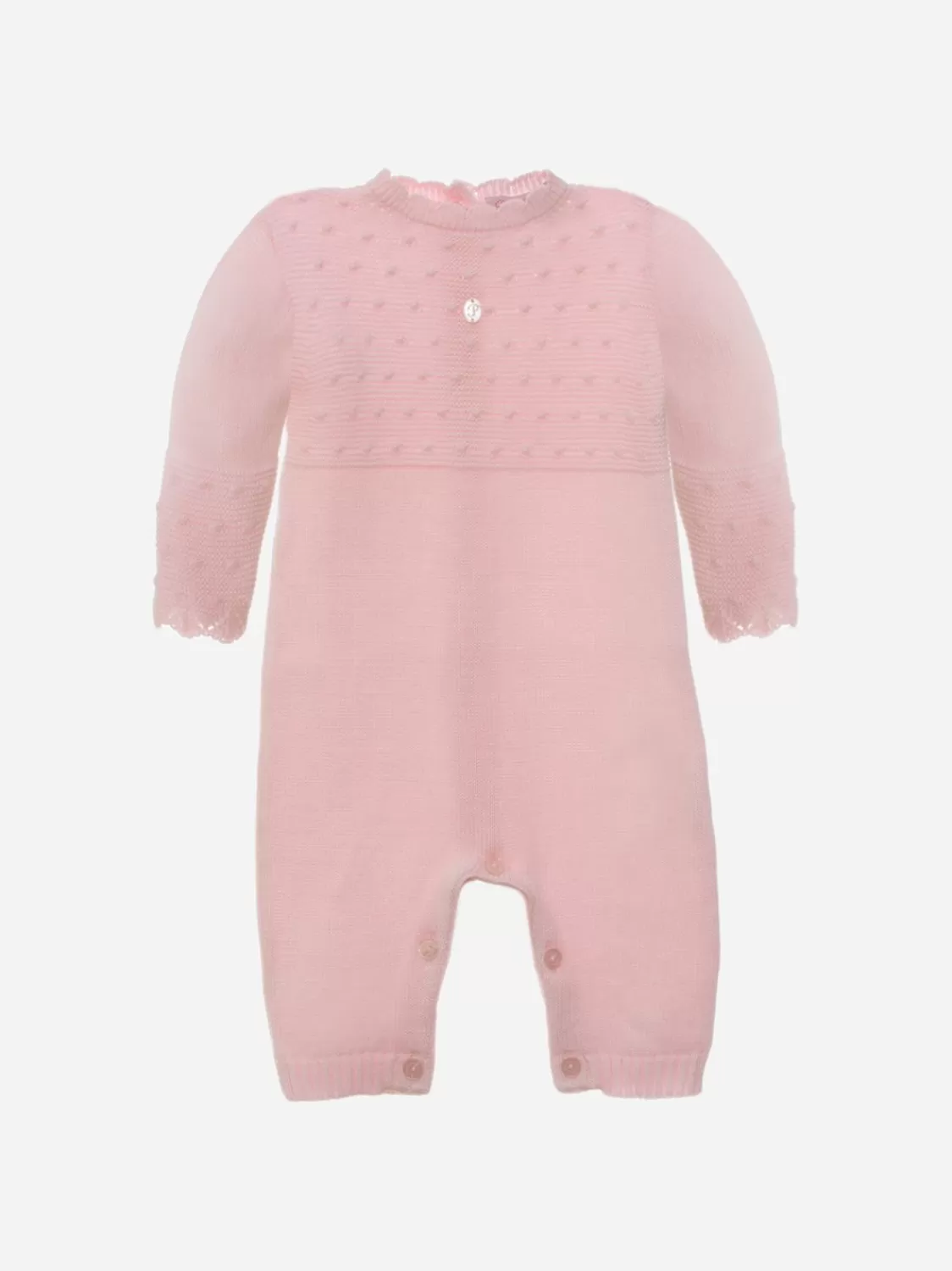 Baby Patachou Roze Gebreide Babypakje Voor Meisjes