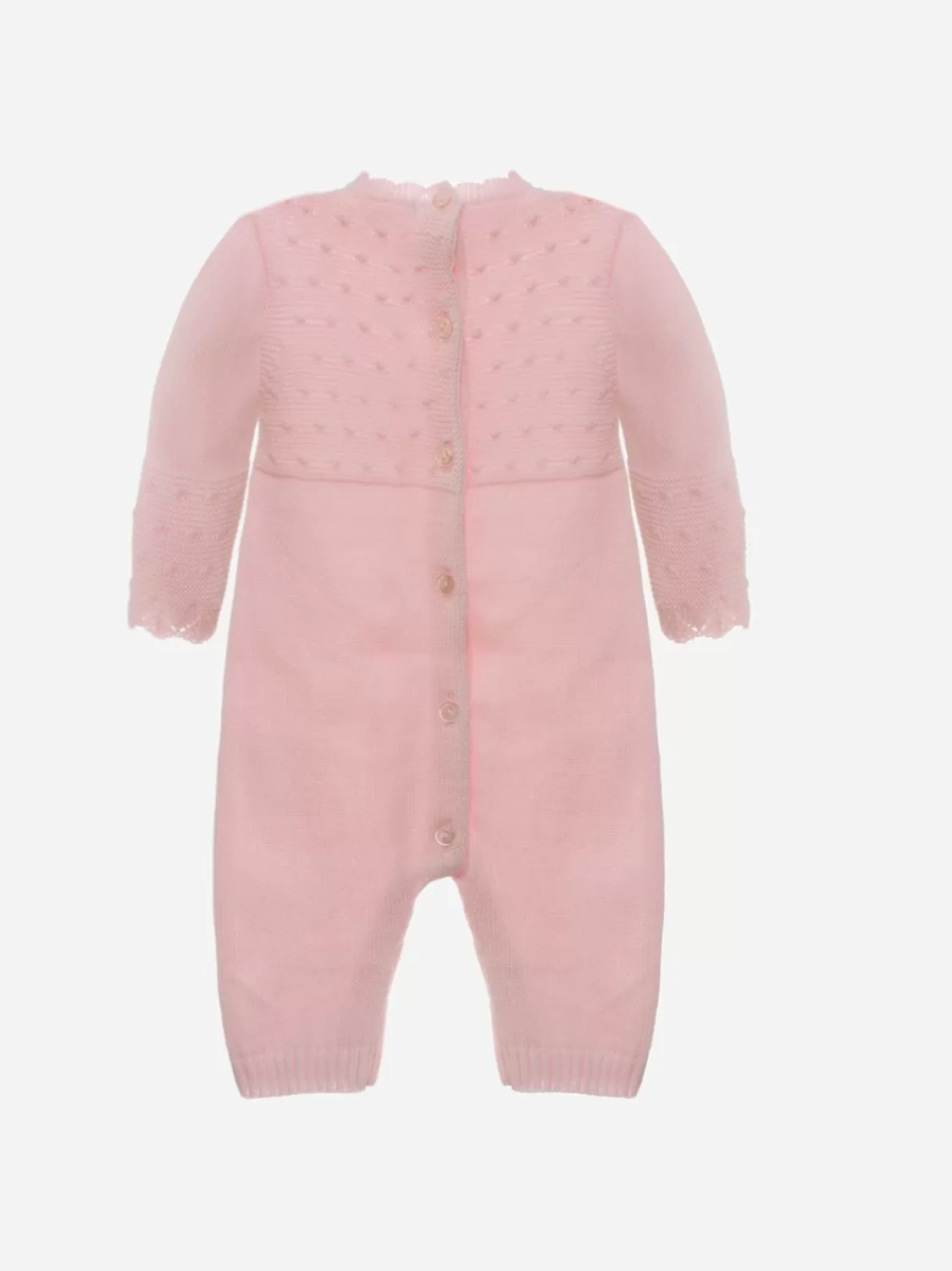 Baby Patachou Roze Gebreide Babypakje Voor Meisjes