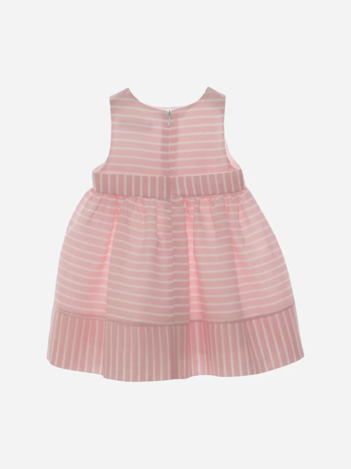 Baby Patachou Roze Gestreepte Jurk Voor Meisjes Met Strik