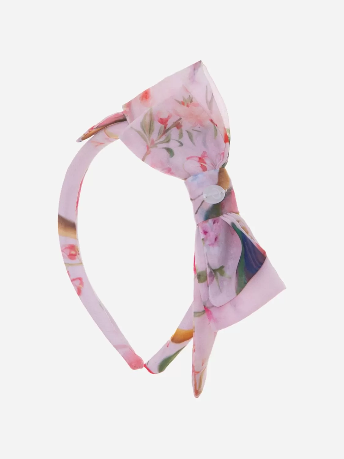 Meisje Patachou Roze Hoofdband Met Bloemenprint