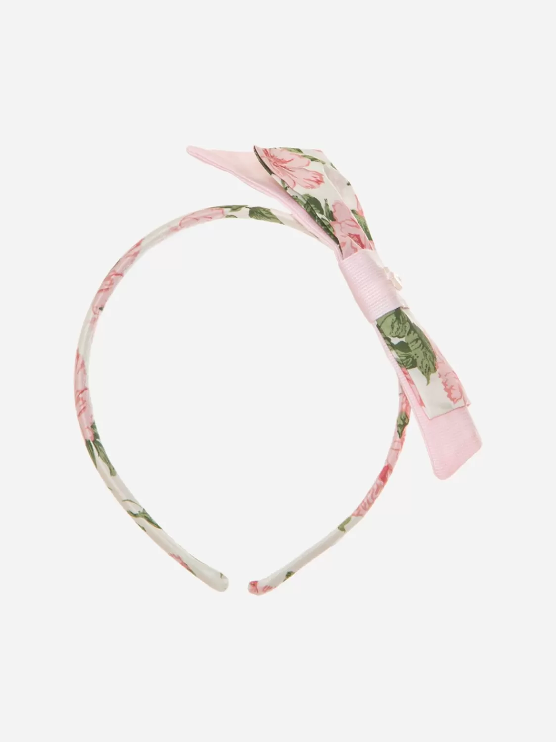 Meisje Patachou Roze Hoofdband Met Liberty-Print
