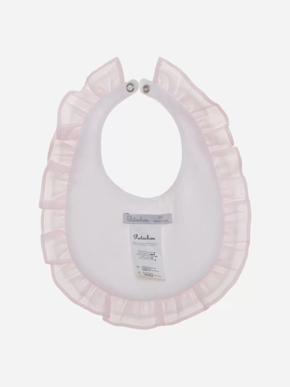 Baby Patachou Roze Jersey Slabbetje