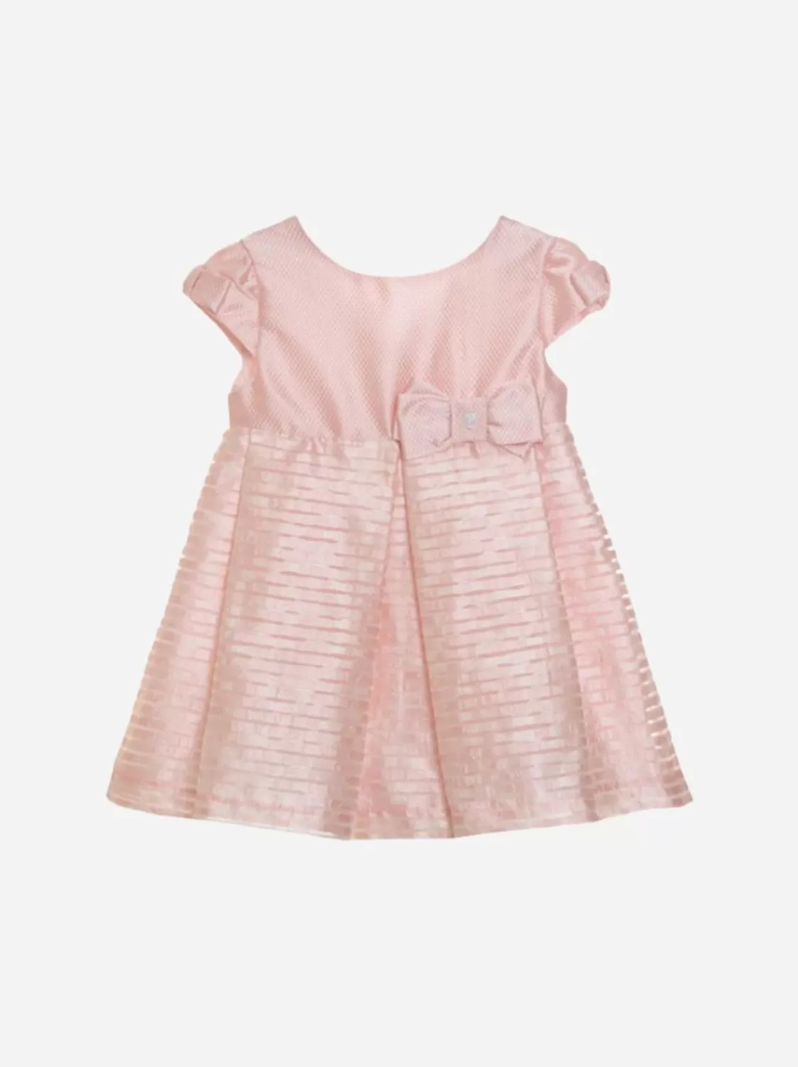 Baby Patachou Roze Jurk Gemaakt Van Organza