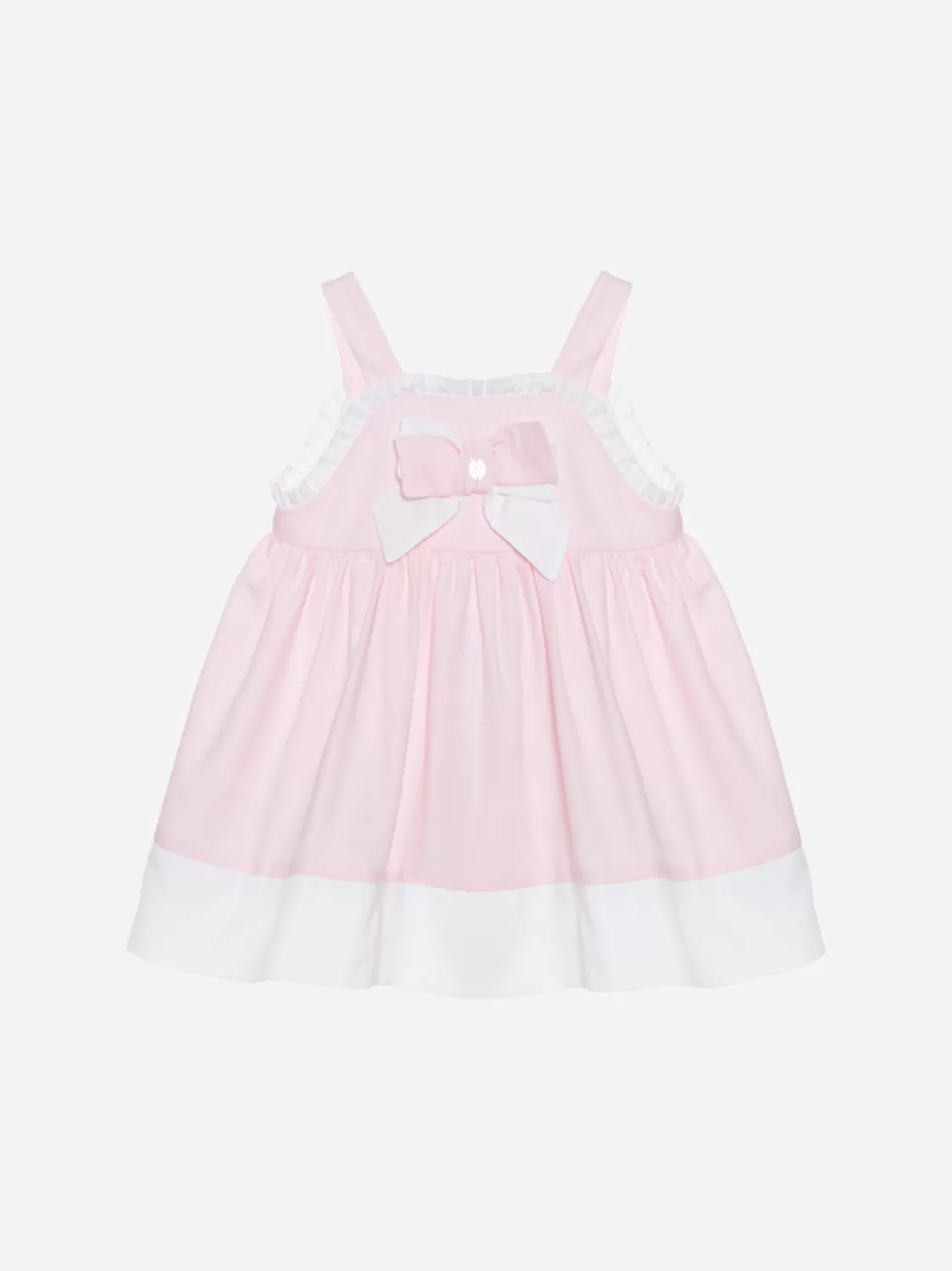 Baby Patachou Roze Jurk Gemaakt Van Popeline