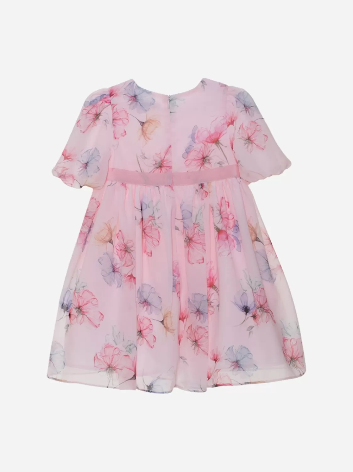 Baby Patachou Roze Jurk Met Bloemenprint