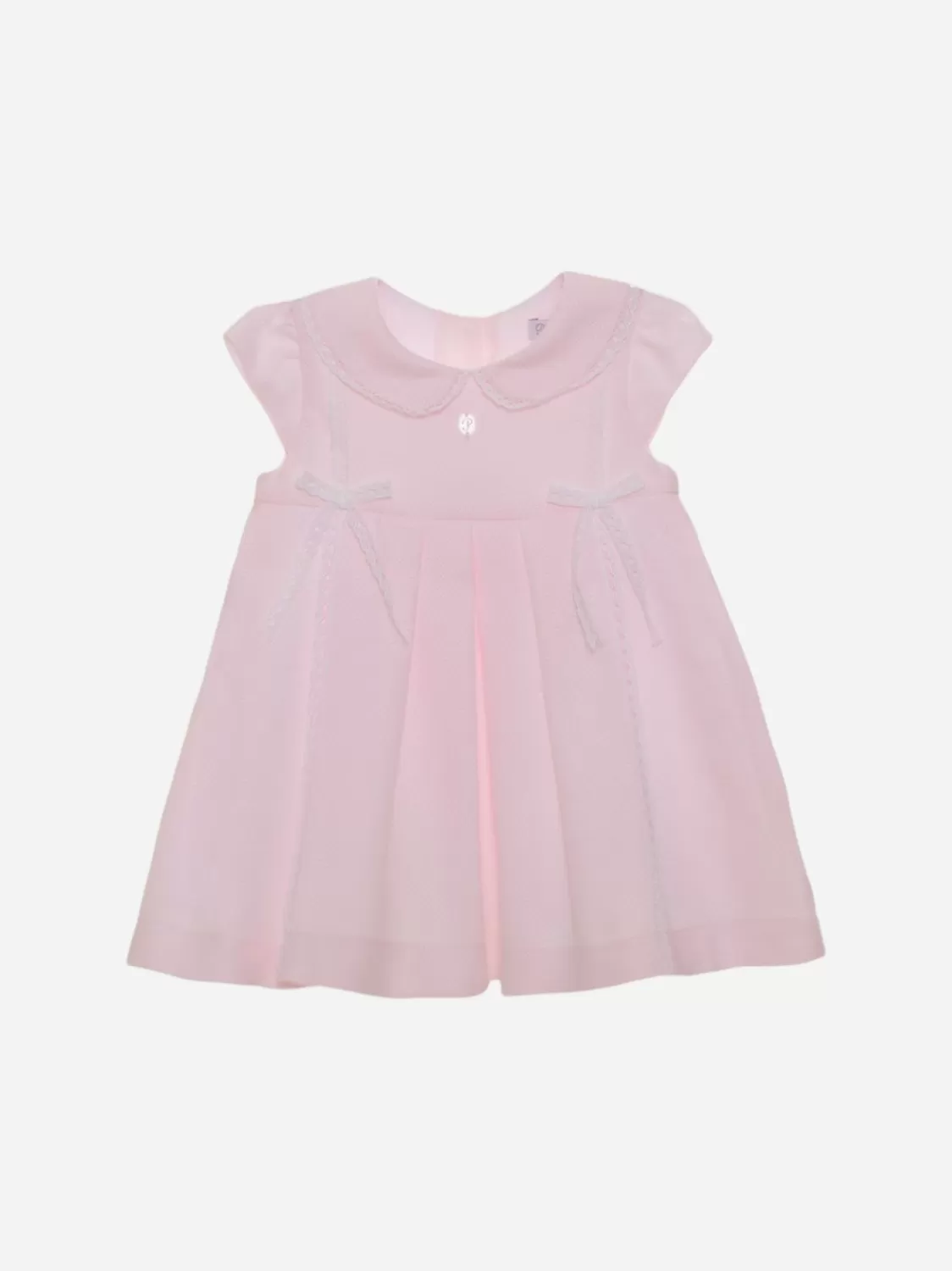 Baby Patachou Roze Jurk Met Decoratieve Strikjes