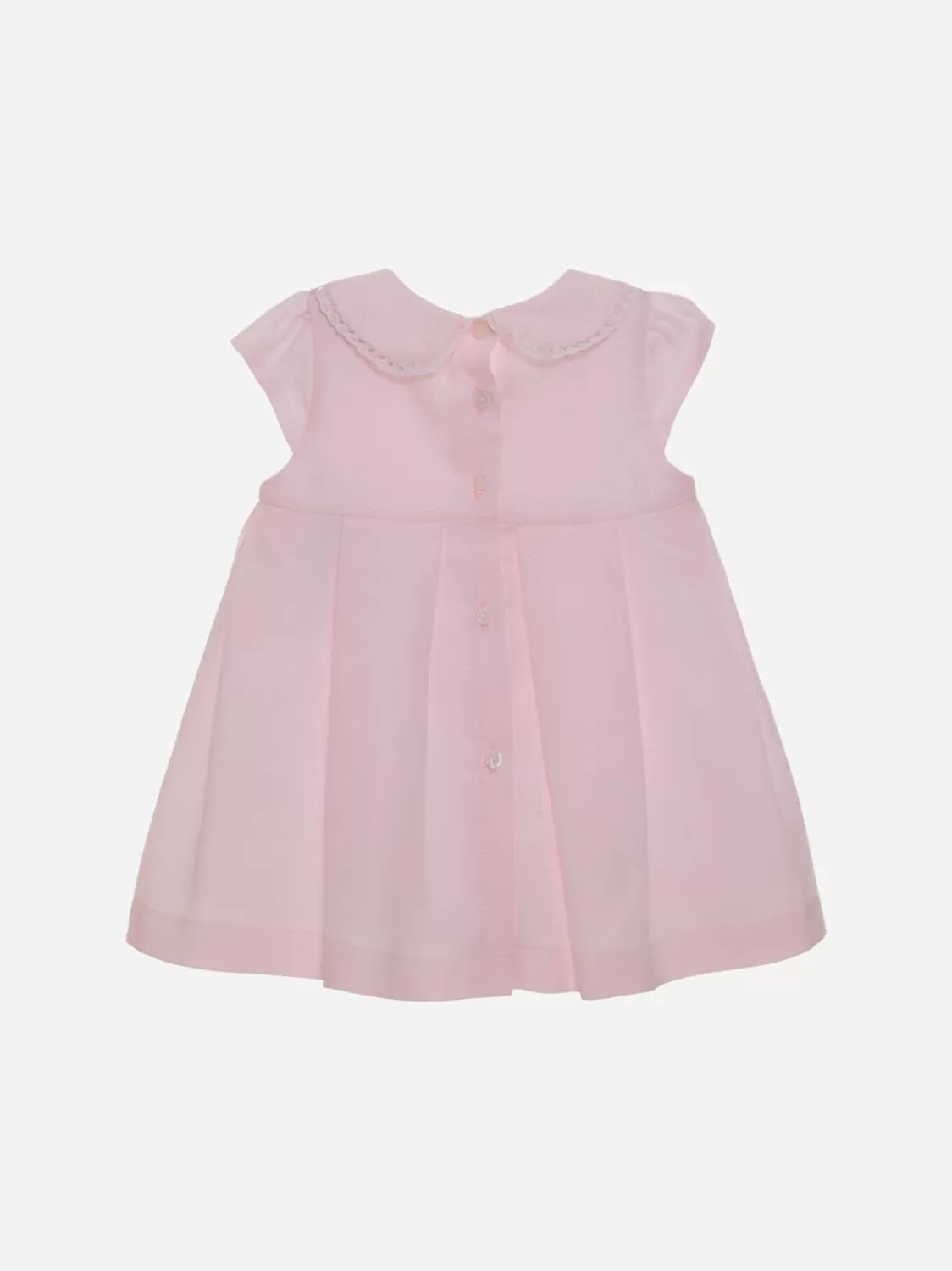 Baby Patachou Roze Jurk Met Decoratieve Strikjes