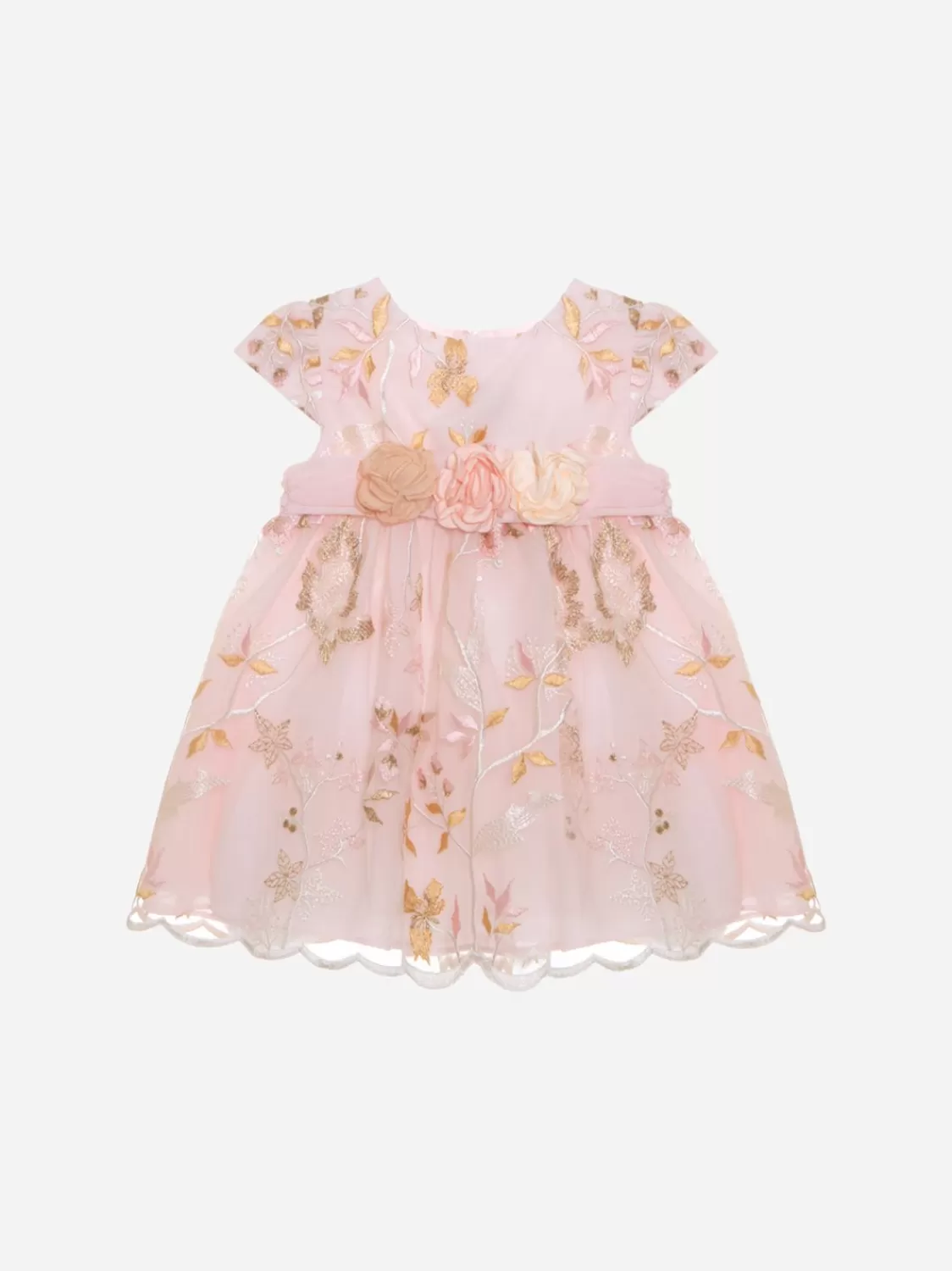 Baby Patachou Roze Kanten Jurk Voor Speciale Gelegenheden