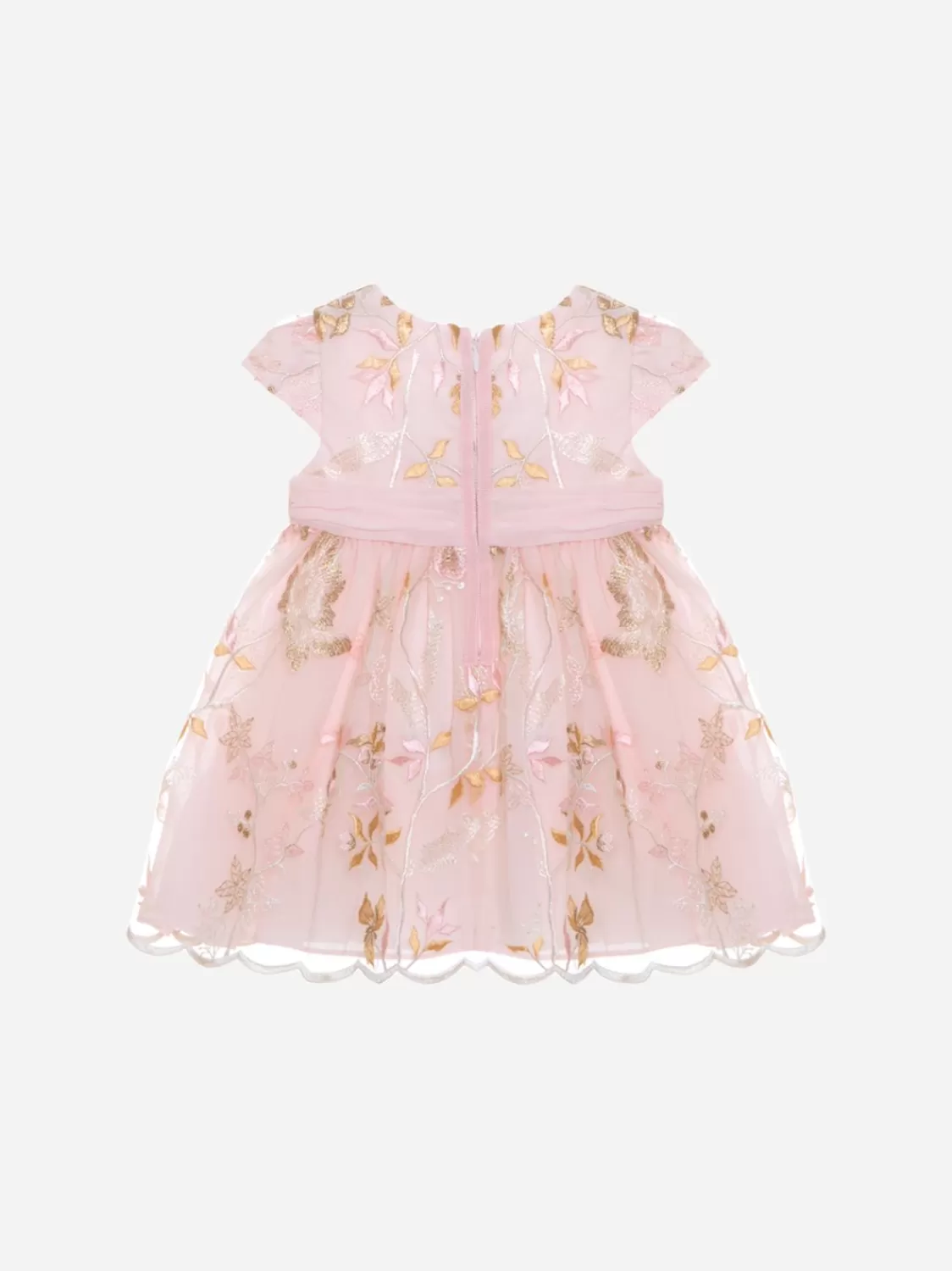 Baby Patachou Roze Kanten Jurk Voor Speciale Gelegenheden