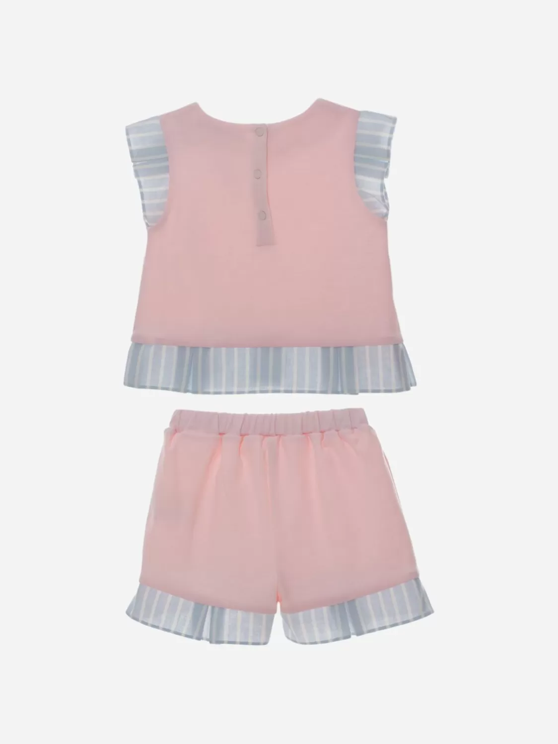 Baby Patachou Roze Meisjes Set Met Strik