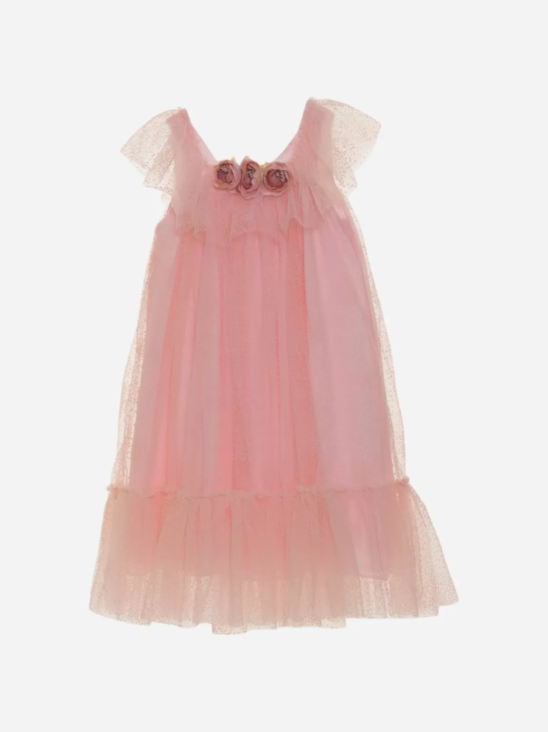 Meisje Patachou Roze Meisjesjurk In Tule
