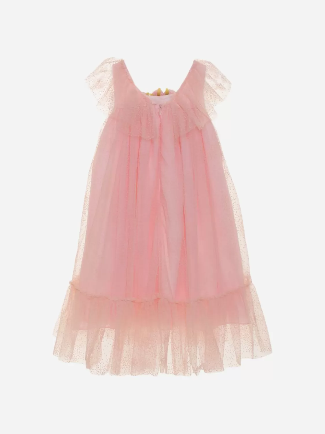 Meisje Patachou Roze Meisjesjurk In Tule