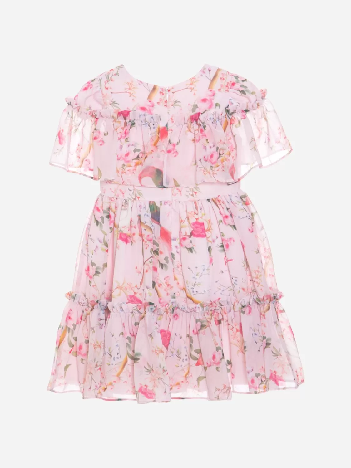 Meisje Patachou Roze Meisjesjurk Met Bloemenprint