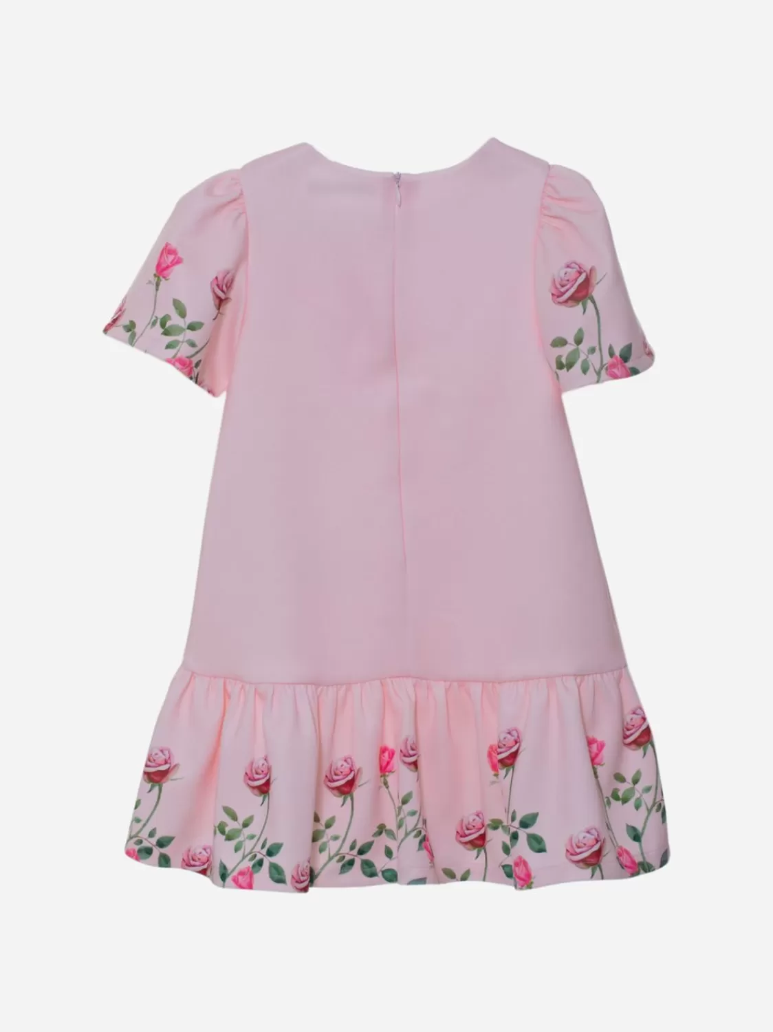 Meisje Patachou Roze Meisjesjurk Met Rozenprint